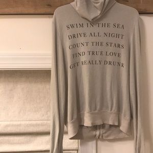 Wildfox Relaxed Zip-up